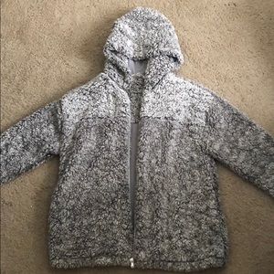 grey sherpa jacket
